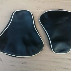 Più Venduto COPPIA COPRI SELLA NERO PER LAMBRETTA CSNL