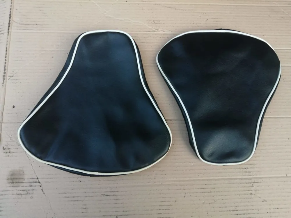 Più Venduto COPPIA COPRI SELLA NERO PER LAMBRETTA CSNL