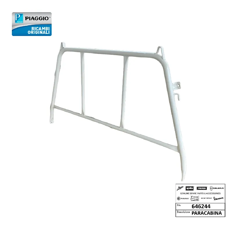 Super Prezzo PARACABINA PROTEZIONE CABINA POSTERIORE ORIGINALE PIAGGIO PORTER PICKUP 1000 1200 1300 1400
