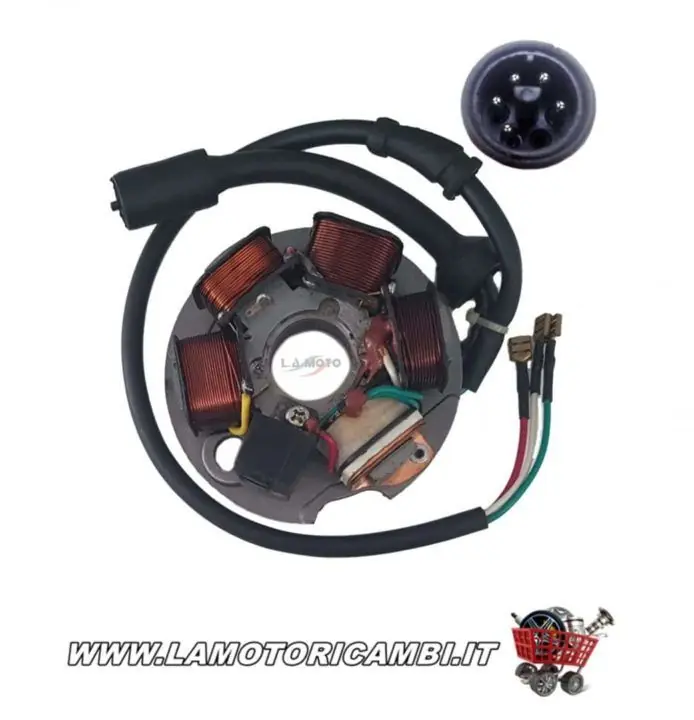Spedizione Espresso 199500 STATORE VOLANO ( 5 SPINOTTI ) PER VESPA PK XL50 E APE PIAGGIO