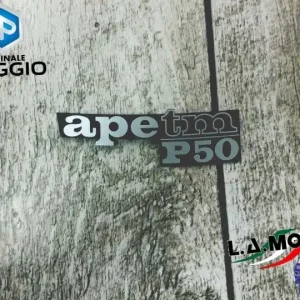 Spedizione Gratuita SCRITTA APE TM P 50 ORIGINALE PIAGGIO.