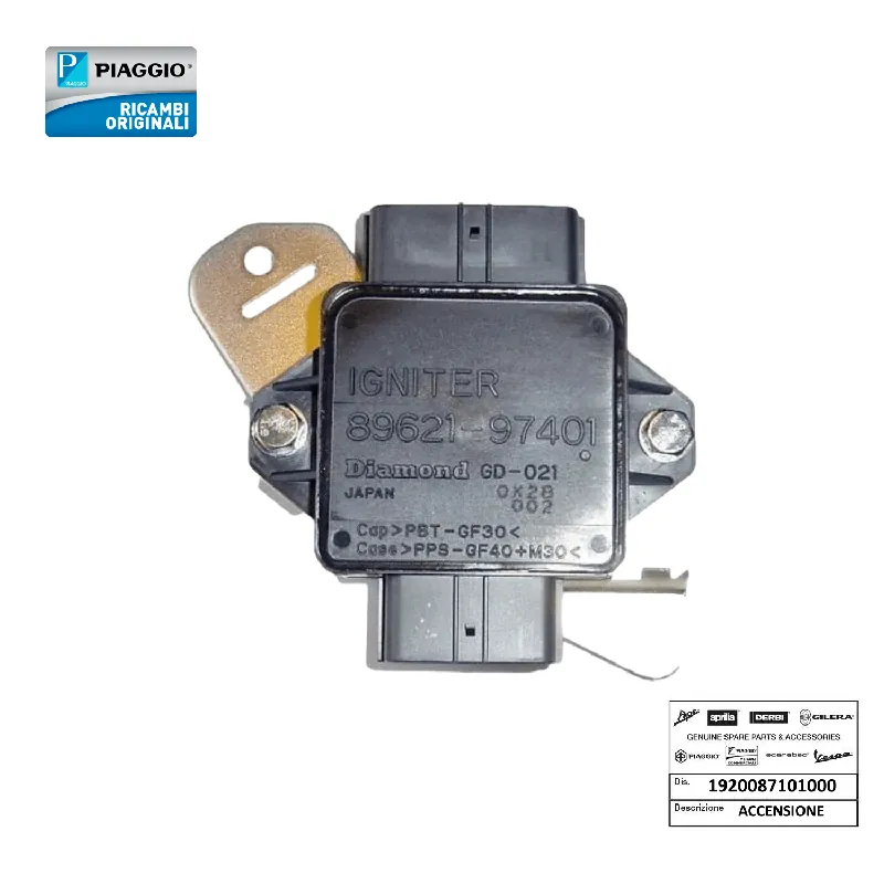 1920087101000 – CENTRALINA ACCENSIONE ORIGINALE PIAGGIO PORTER UP DATE 1300 2009-2010 Promozione Esclusiva