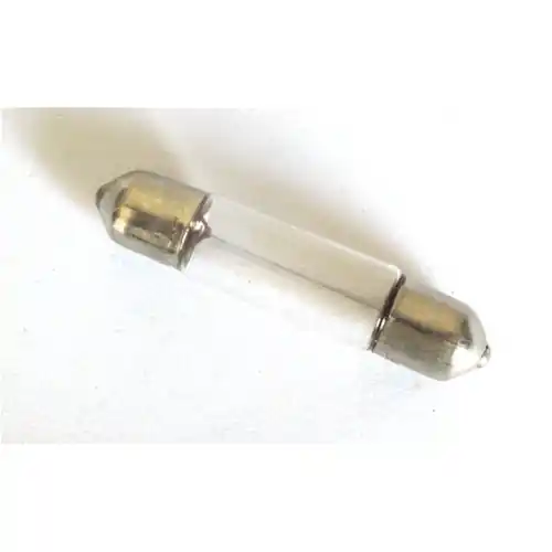LAMPADA FARO O FANALINO 6 VOLT 3 WATT A SILURO MM. 8X38 PER VESPA Super Prezzo