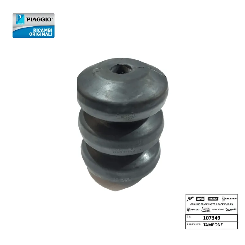 TAMPONE SOSPENSIONE POSTERIORE ORIGINALI PIAGGIO APE MP 501 601 CAR P2 P3 – 107349 Offerta Limitata