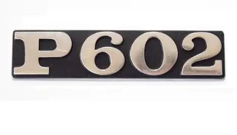 Ultimissimo Modello TARGHETTA PIAGGIO P602 PER APE