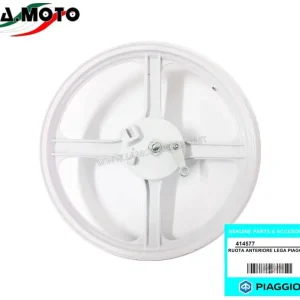 A Buon Prezzo CERCHIO RUOTA ANTERIORE BIANCO IN LEGA PER PIAGGIO SI ORIGINALE PIAGGIO 414577