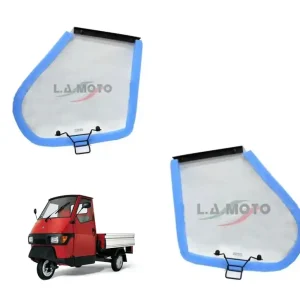COPPIA VETRI FINESTRINO APE 50 COMPLETI Nuova Collezione