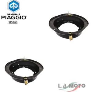 Consegna Rapida COPPIA CALOTTA SUPPORTO SOSTEGNO FARO ANTERIORE ORIGINALE PIAGGIO APE MP, APE CAR
